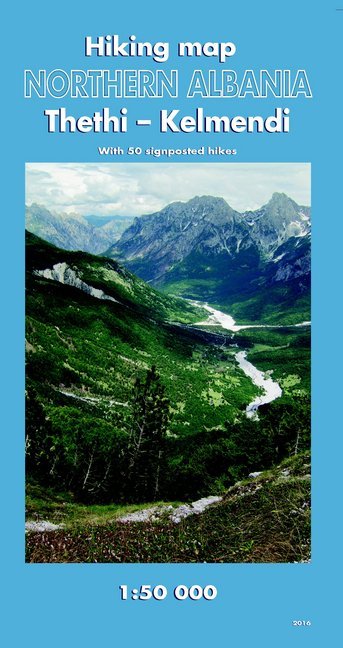 Hiking map NORTHERN ALBANIA (Tirana Geo Consulting)