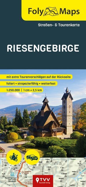 FolyMaps Riesengebirge 1:250 000 (Bikerbetten)