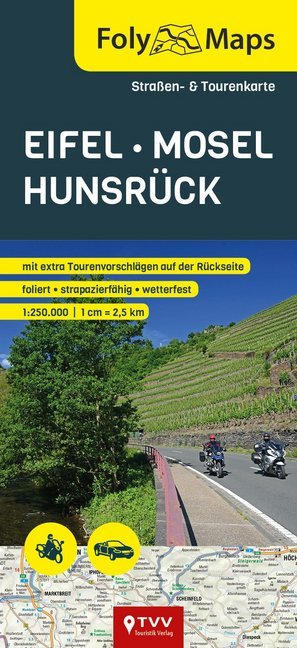 FolyMaps Eifel Mosel Hunsrück 1:250 000 (Bikerbetten)