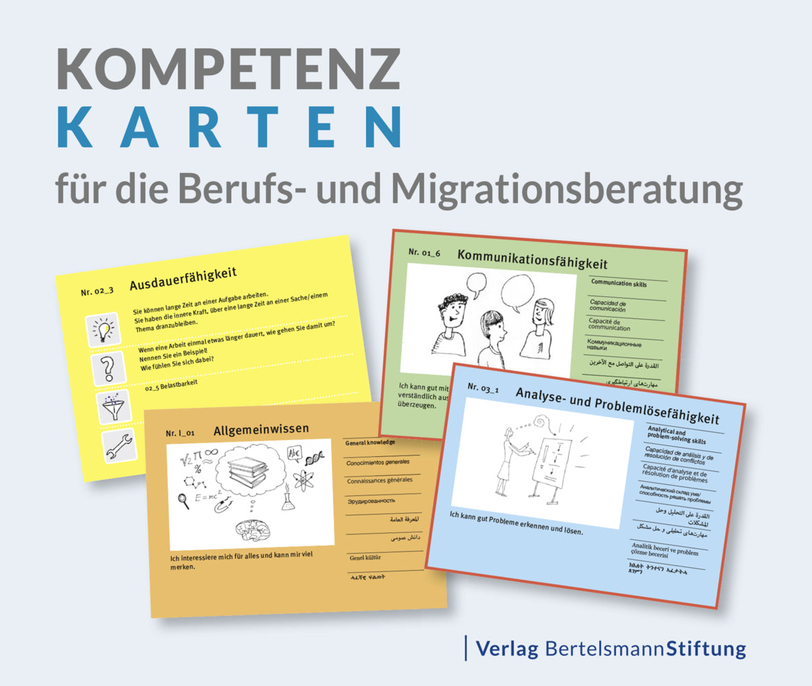 Kompetenzkarten für die Berufs- und Migrationsberatung (Bertelsmann Stiftung)