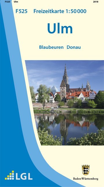 Topographische Freizeitkarte Baden-Württemberg Ulm (Landesamt Für Geoinformation Und Landentwicklung Baden-Württemberg)