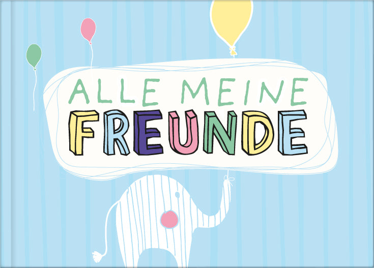 Alle meine Freunde | Hochwertiges Freundebuch für Mädchen und Jungen zum Ausfüllen und Ausmalen im DIN A5-Format (Lisa Wirth)