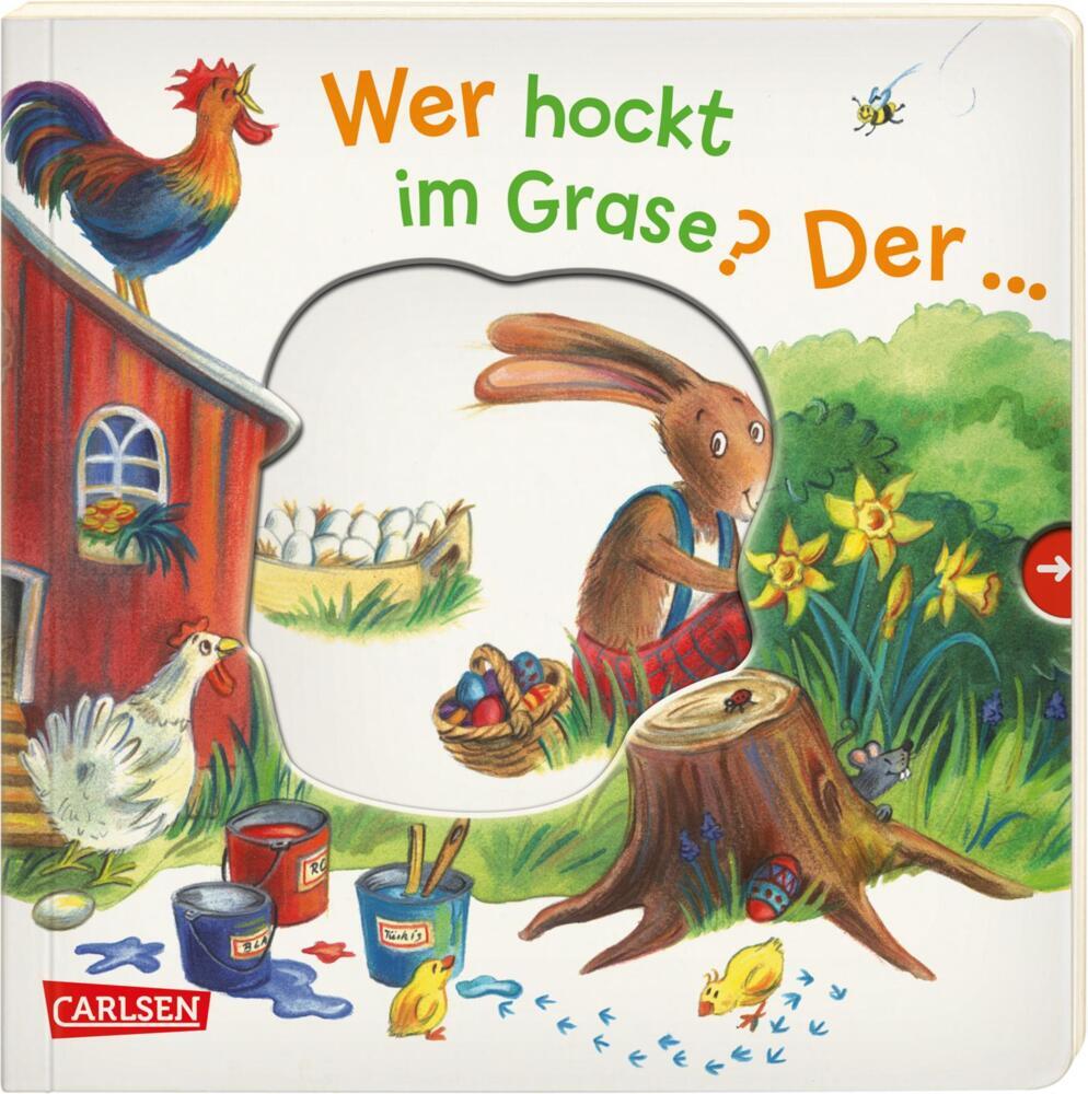 Wer hockt im Grase? Der ... Osterhase! (Sandra Grimm)