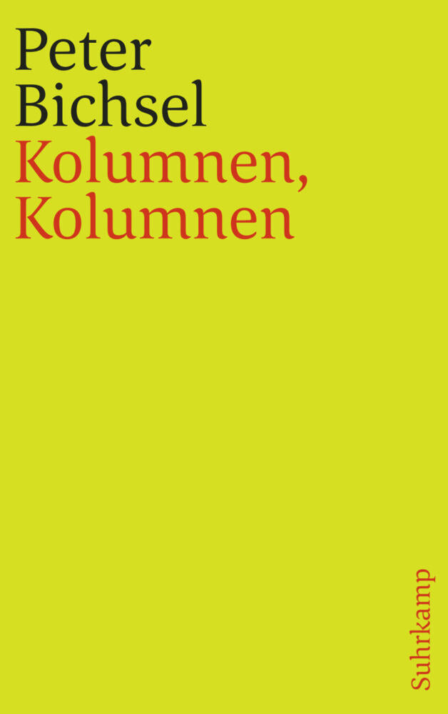 Kolumnen, Kolumnen (Peter Bichsel)