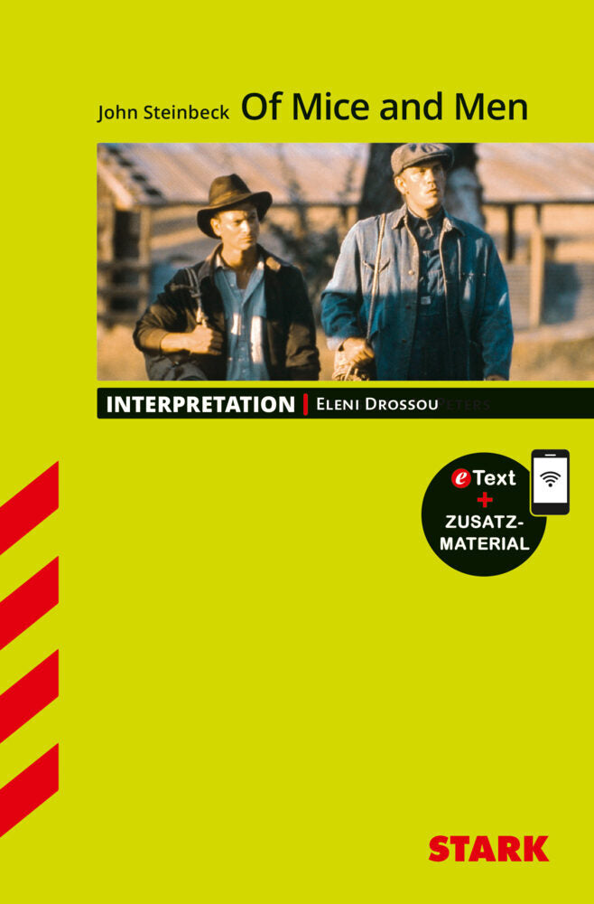 STARK John Steinbeck: Of Mice and Men - Englisch - Interpretationen, m. 1 Buch, m. 1 Beilage (Eleni Drossou)