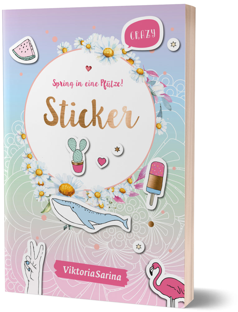 Spring in eine Pfütze! Sticker (Viktoriasarina)