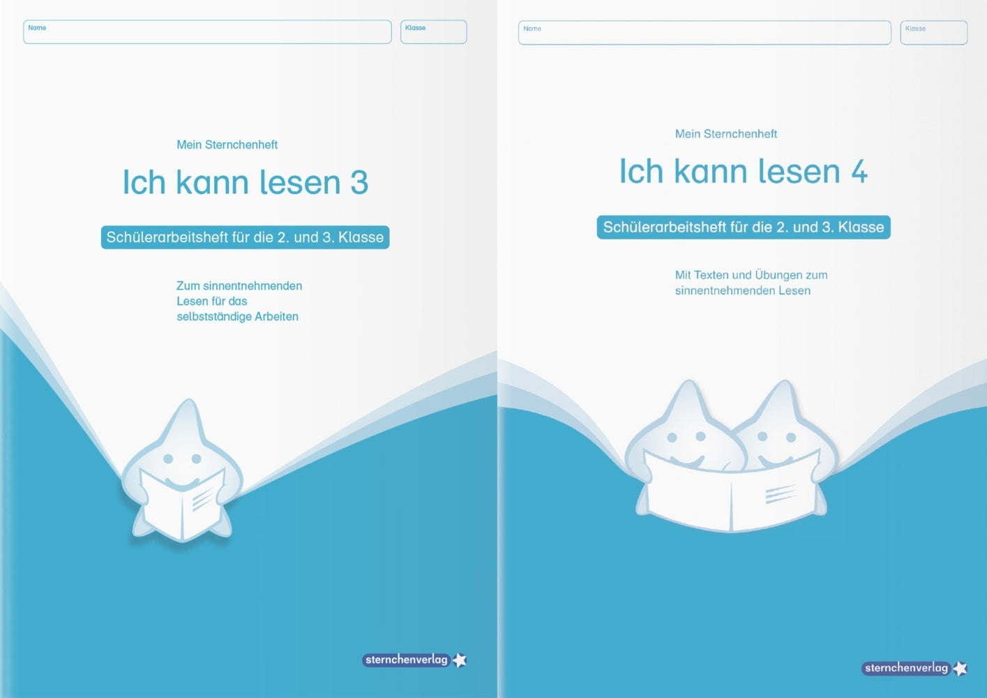 Ich kann lesen 3&4 - 2 Schülerarbeitshefte für die 2. und 3. Klasse (Sternchenverlag Gmbh)