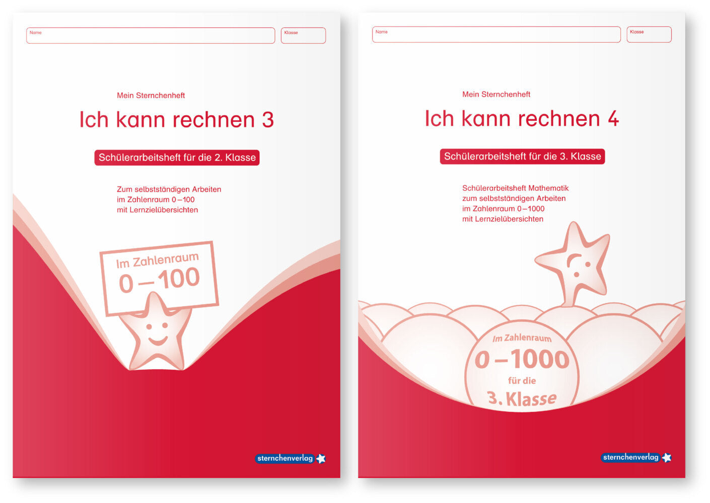 Ich kann rechnen 3 und 4 - 2 Schülerarbeitshefte für die 2. und 3. Klasse (Sternchenverlag Gmbh)