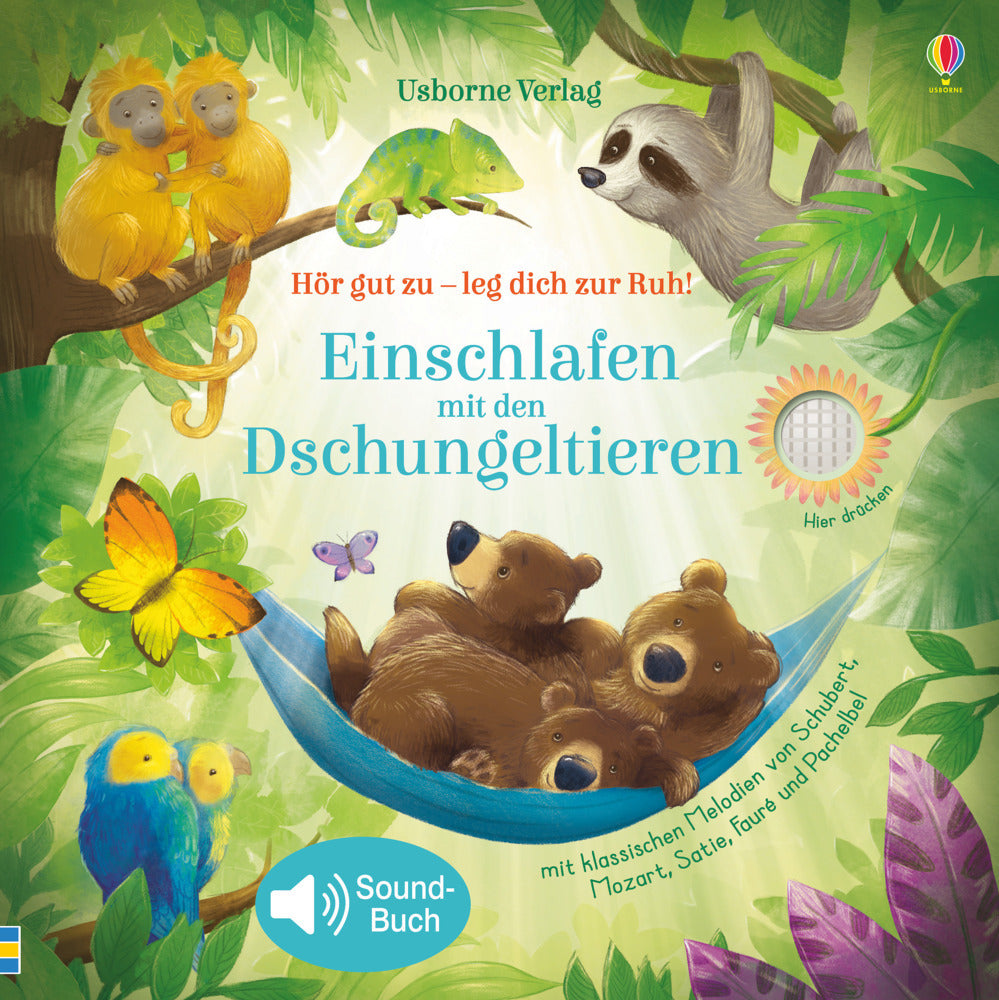 Hör gut zu - leg dich zur Ruh! Einschlafen mit den Dschungeltieren, m. Soundeffekten (Sam Taplin)
