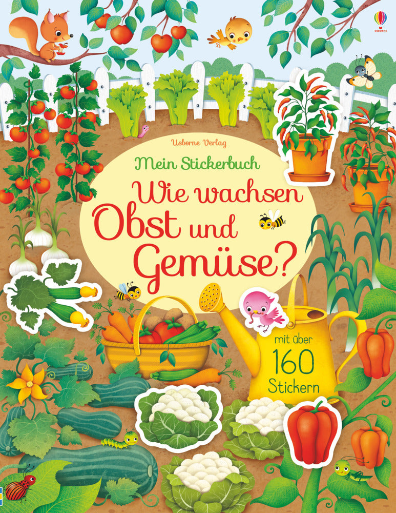 Mein Stickerbuch: Wie wachsen Obst und Gemüse? (Hannah Watson)
