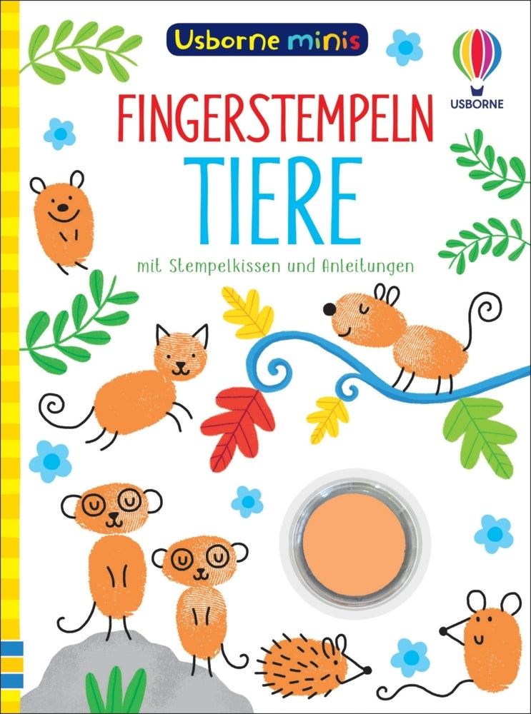 Usborne Minis - Fingerstempeln: Tiere (Sam Smith)