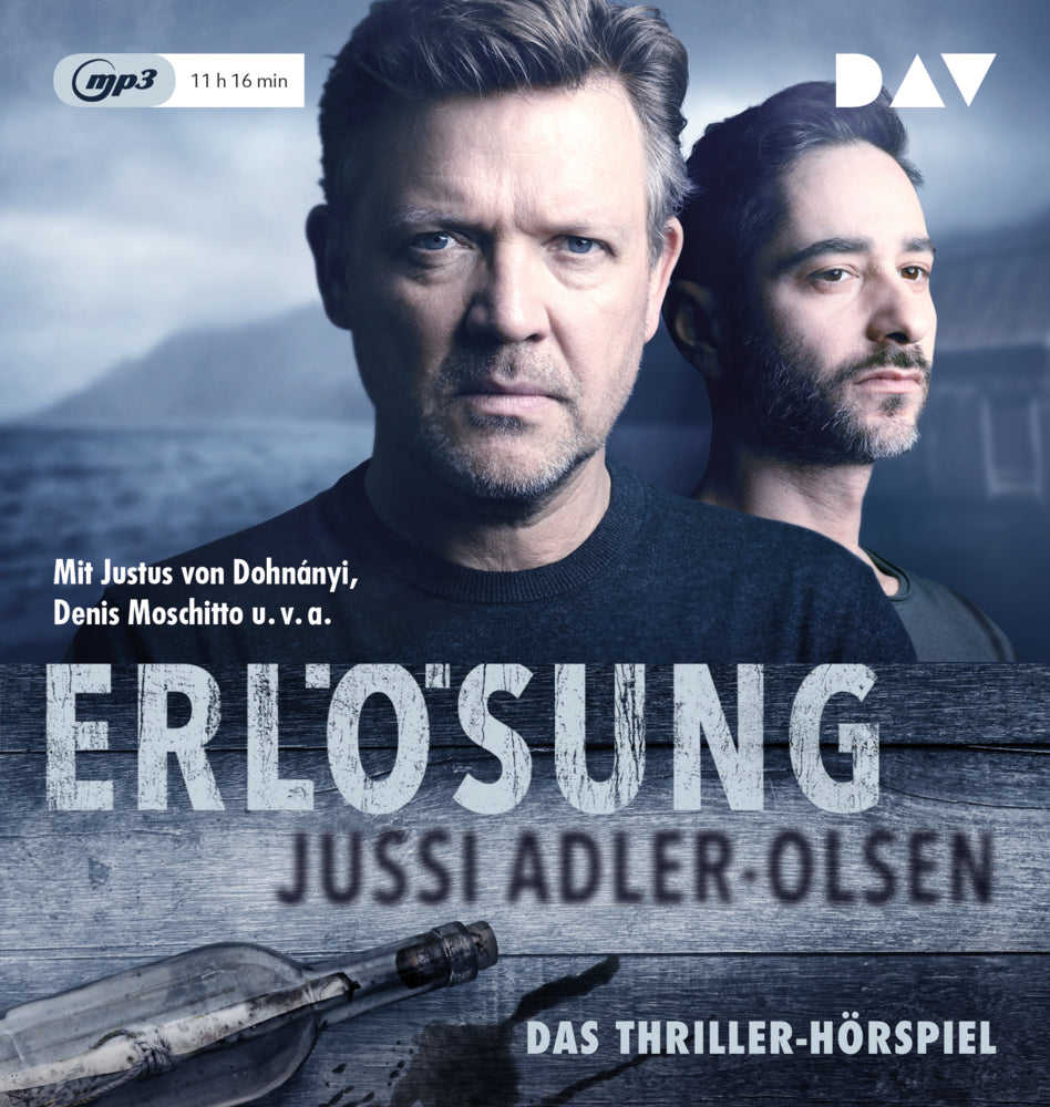 Erlösung - Carl Mørck, Sonderdezernat Q, Fall 3, 1 Audio-CD, 1 MP3 (Jussi Adler-Olsen)