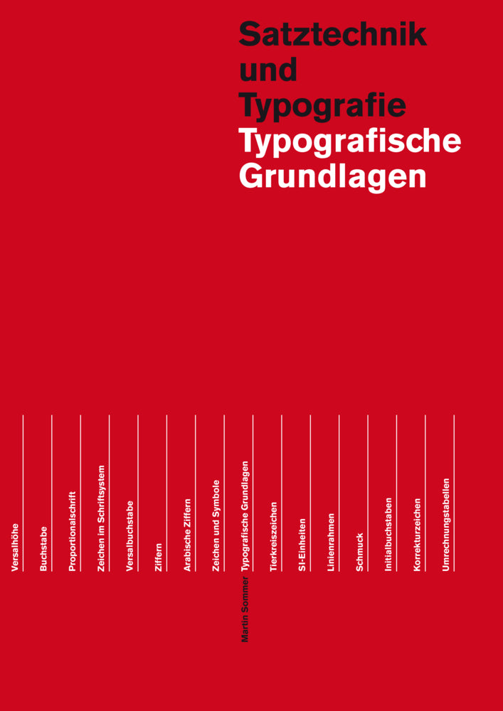 Typografische Grundlagen (Martin Sommer)