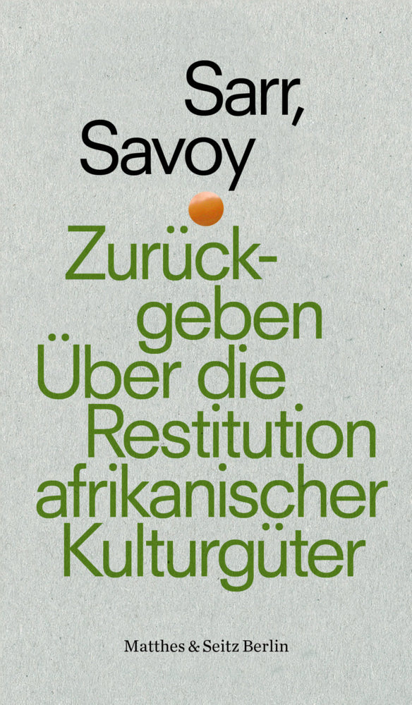 Zurückgeben (Felwine Sarr)