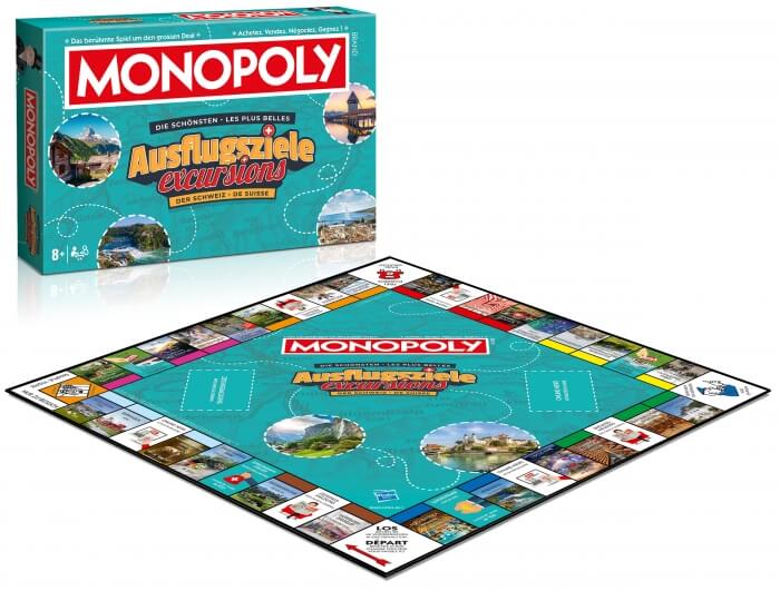 Monopoly Die schönsten Ausflugsziele der Schweiz