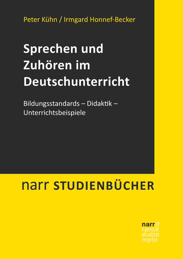 Sprechen und Zuhören im Deutschunterricht (Irmgard Honnef-Becker)