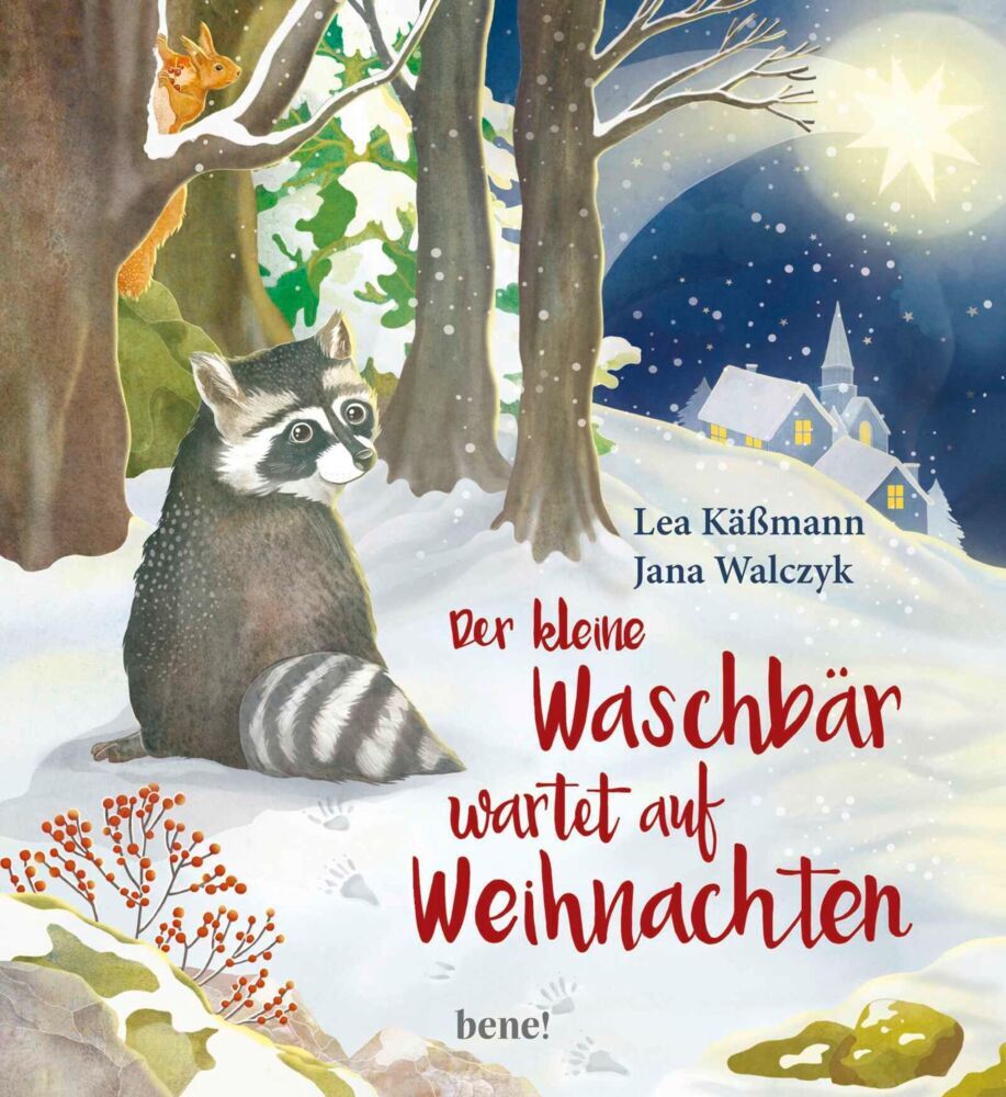 Der kleine Waschbär wartet auf Weihnachten - ein Bilderbuch für Kinder ab 2 Jahren (Lea Käßmann)