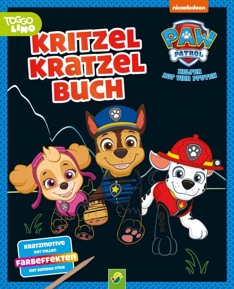PAW Patrol Kritzel-Kratzel-Buch für Kinder ab 4 Jahren (Schwager & Steinlein Verlag)
