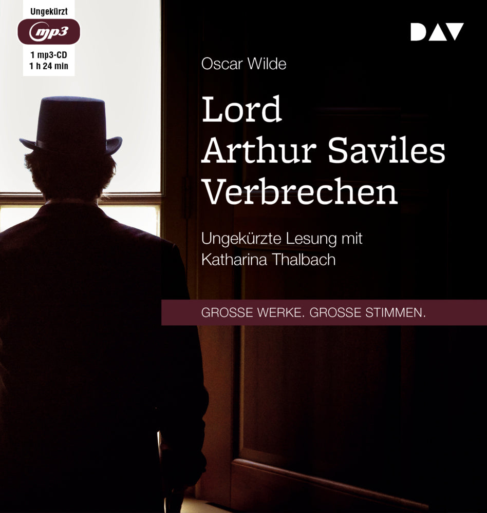 Lord Arthur Saviles Verbrechen, 1 Audio-CD, 1 MP3 (Oscar Wilde)