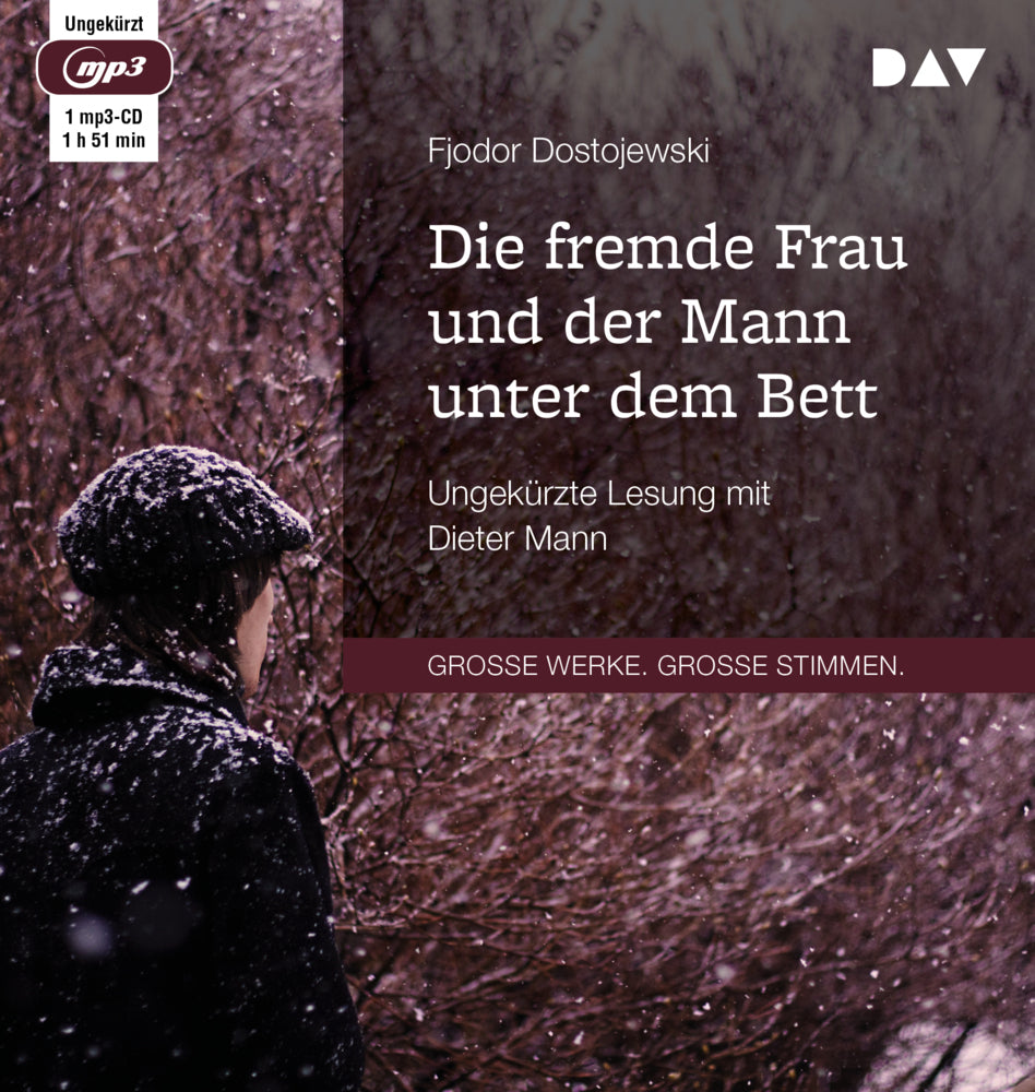 Die fremde Frau und der Mann unter dem Bett, 1 Audio-CD, 1 MP3 (Fjodor M. Dostojewskij)