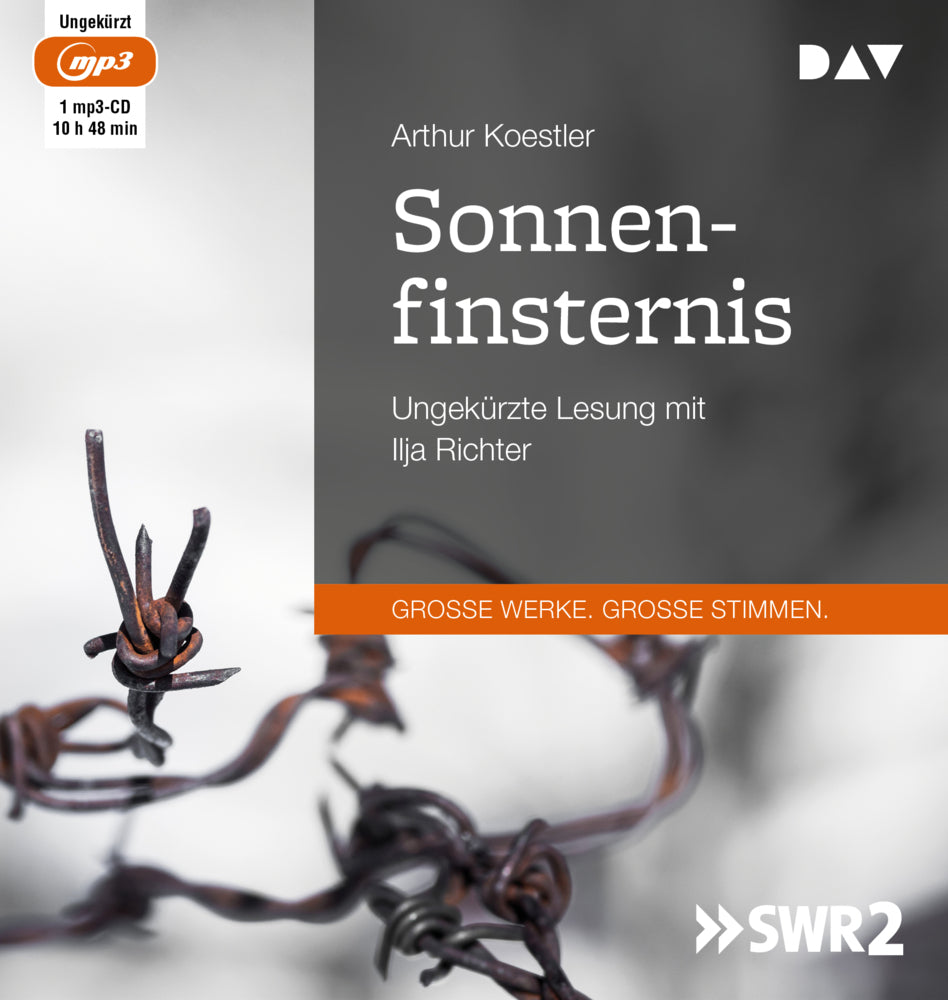 Sonnenfinsternis, 1 Audio-CD, 1 MP3 (Arthur Koestler)