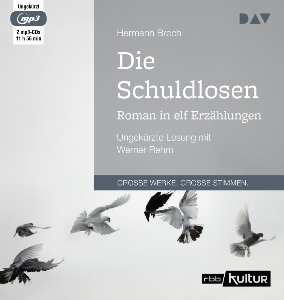 Die Schuldlosen. Roman in elf Erzählungen, 2 Audio-CD, 2 MP3 (Hermann Broch)