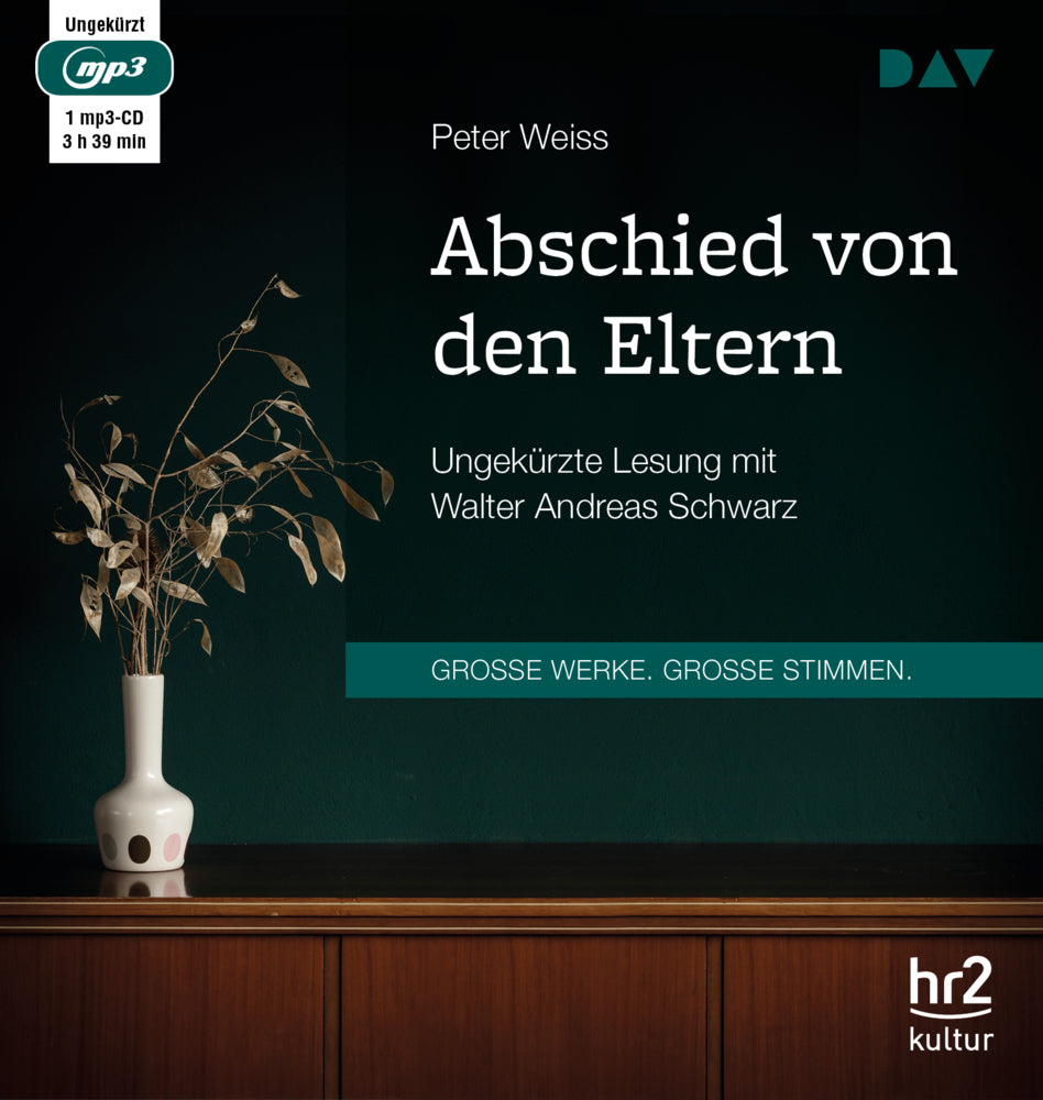 Abschied von den Eltern, 1 Audio-CD, 1 MP3 (Peter Weiss)