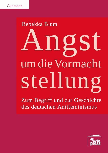 Angst um die Vormachtstellung (Rebekka Blum)