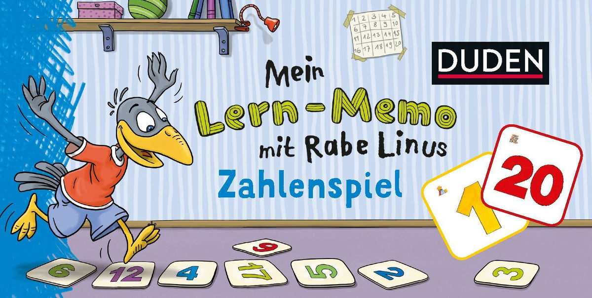 Mein Lern-Memo mit Rabe Linus - Zahlenspiel (Kinderspiel) (Dorothee Raab)