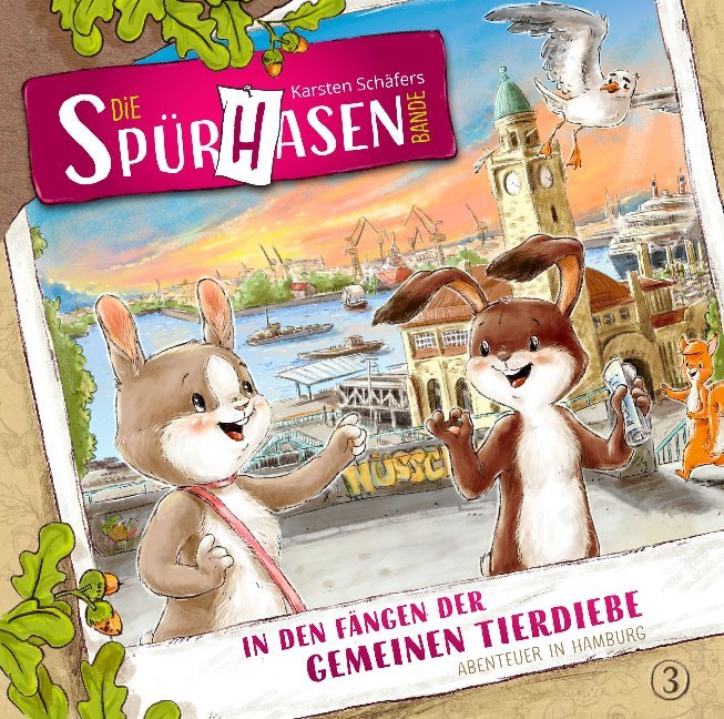 Die Spürhasen-Bande - In den Fängen der gemeinen Tierdiebe, 1 Audio-CD (Karsten Schäfer)