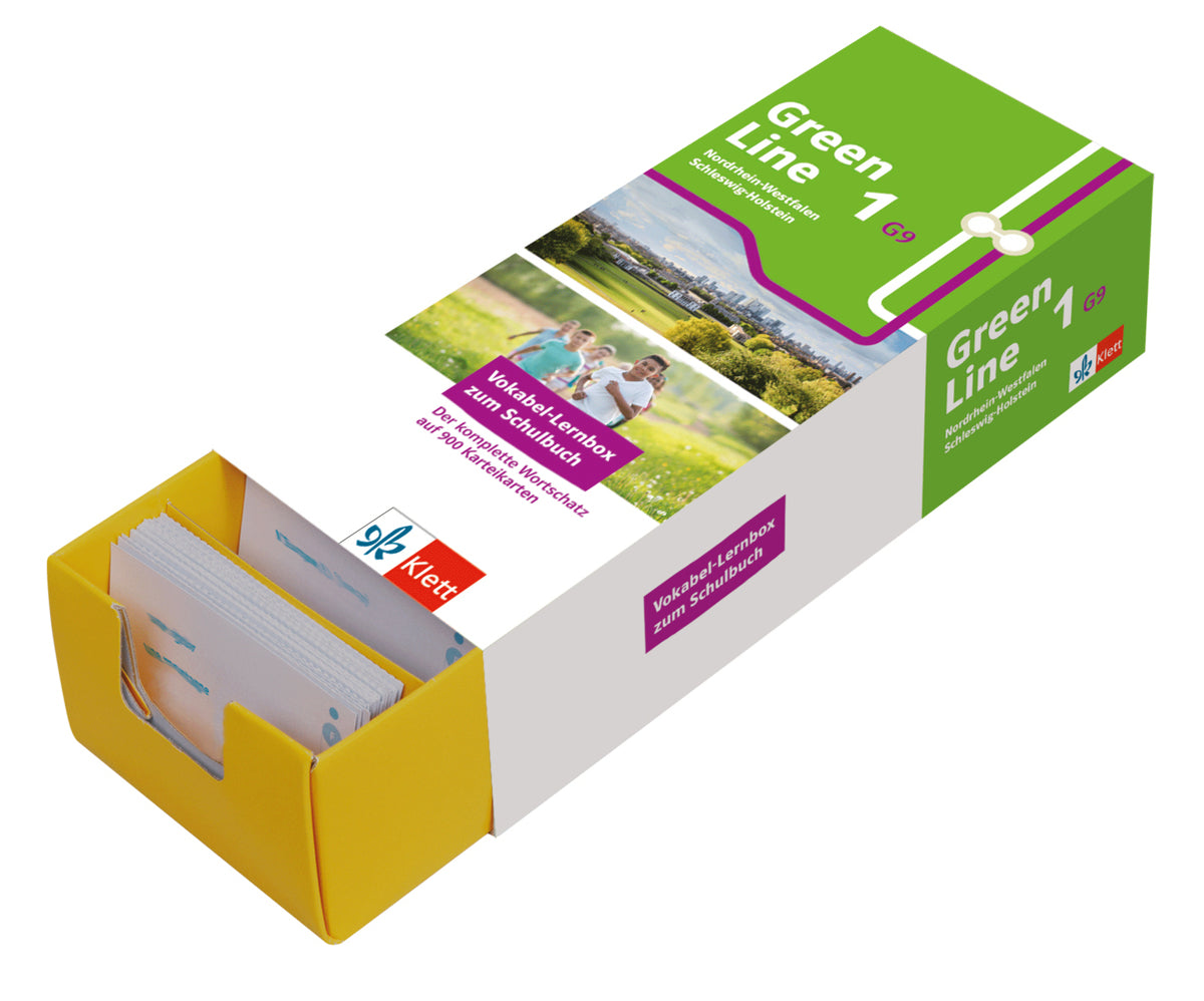 Green Line 1 G9 - 5. Klasse, Vokabel-Lernbox zum Schulbuch