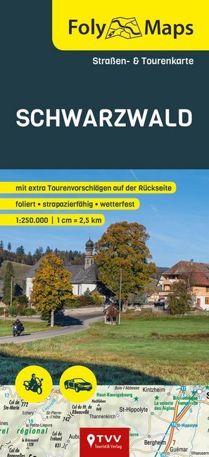 FolyMaps Karte Schwarzwald 1:250 000 (Bikerbetten)