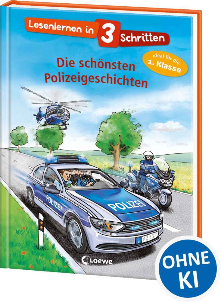 Lesenlernen in 3 Schritten - Die schönsten Polizeigeschichten
