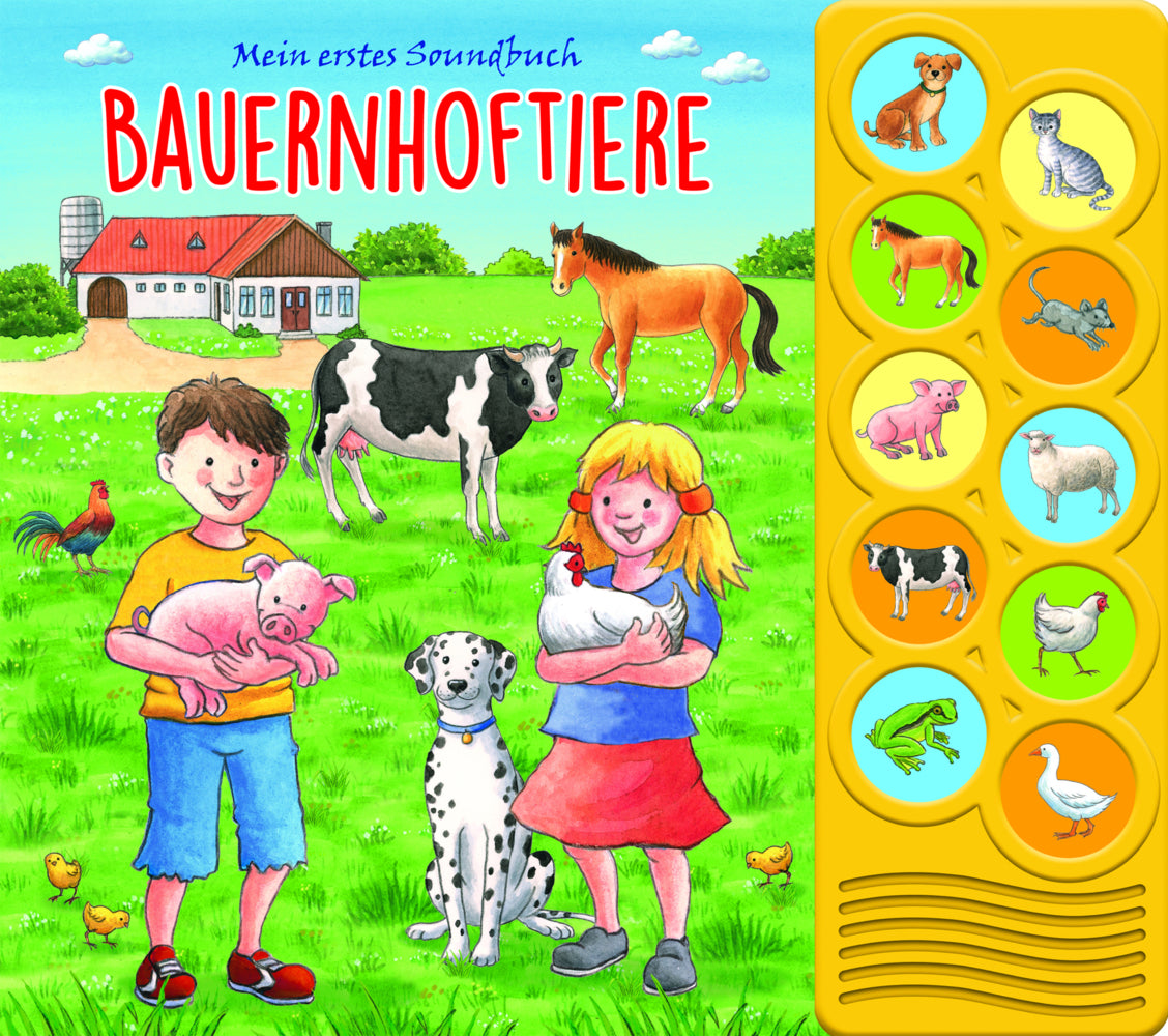 10-Button-Soundbuch, Bauernhoftiere (Birgit Förster)