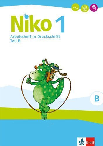 Niko 1 - Arbeitsheft in Druckschrift, Druckschriftlehrgang Klasse 1, 2 Bde.