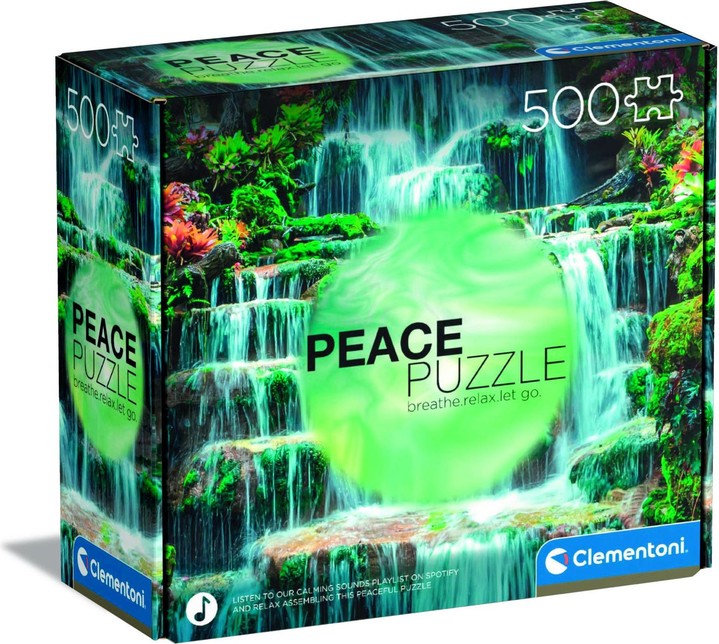 Clemetoni Puzzle - Peace Wasserfall (500 Teile)