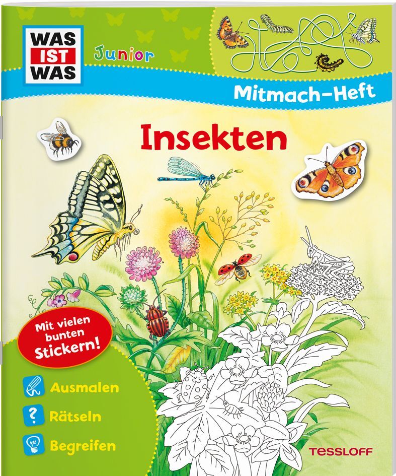 WAS IST WAS Junior Mitmach-Heft. Insekten (Tatjana Marti)