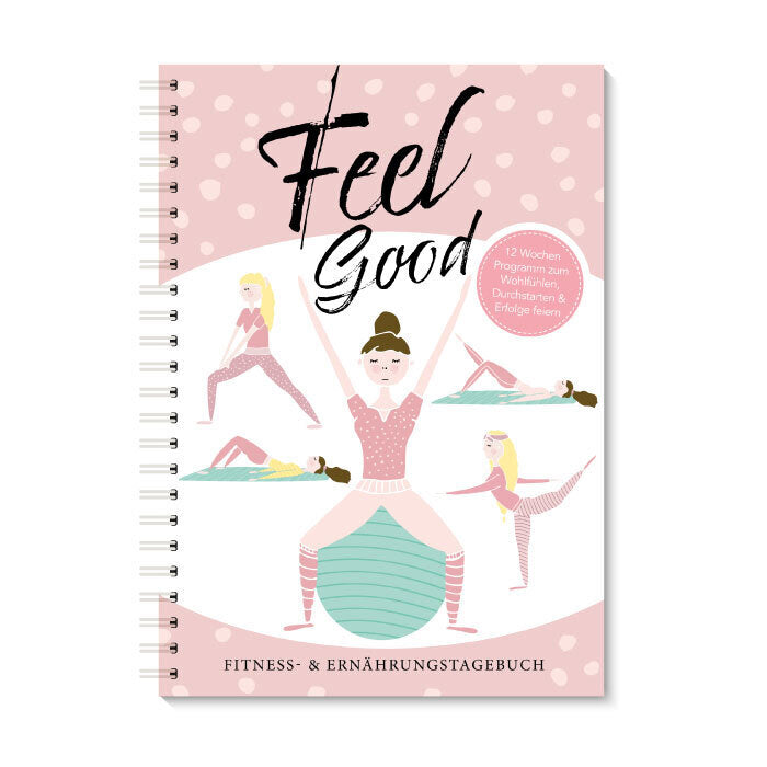 Trainingstagebuch & Ernährungsplaner| Rosa Fitnessplaner & Ernährungstagebuch für Frauen mit 12 Wochen Programm zum Wohlfühlen | Trainingstagebuch für Fitness Studio, Krafttraining, Cardio, Gym, Workout und Diät & Ernährung (Lisa Wirth)