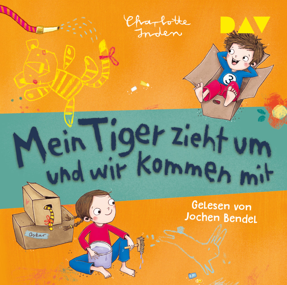 Mein Tiger zieht um und wir kommen mit, 1 Audio-CD (Charlotte Inden)