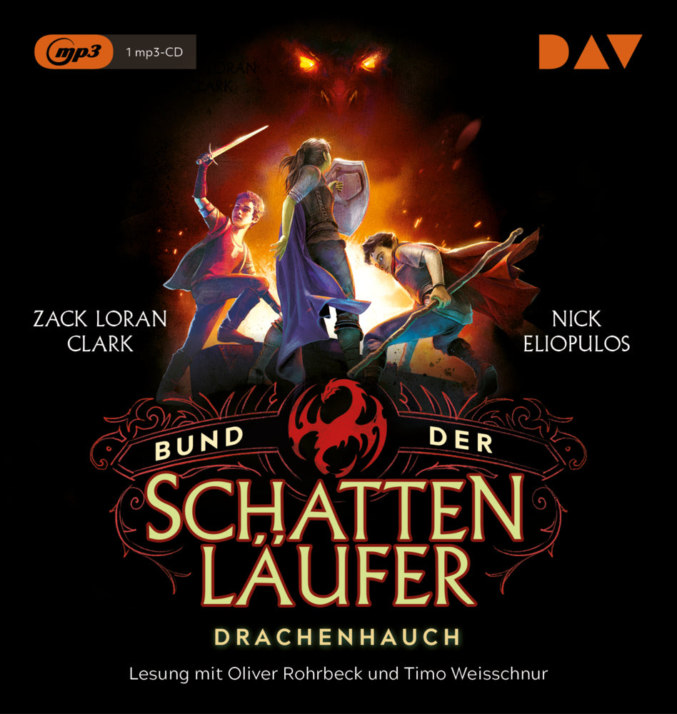 Bund der Schattenläufer - Drachenhauch, 1 Audio-CD, 1 MP3 (Zack Loran Clark)