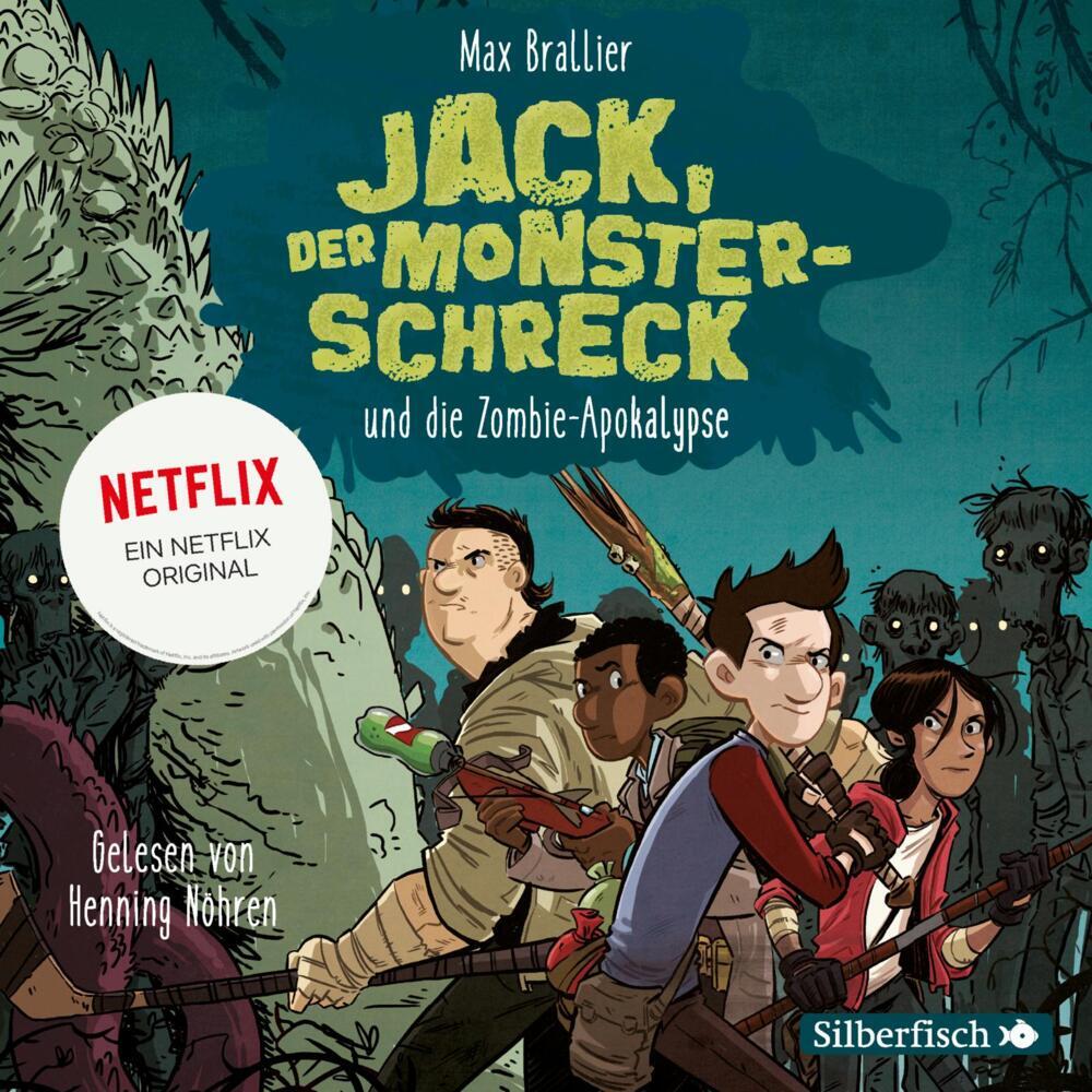 Jack, der Monsterschreck, und die Zombie-Apokalypse, 2 Audio-CD (Max Brallier)