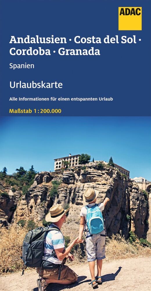 ADAC Urlaubskarte Andalusien, Costa del Sol 1:200.000