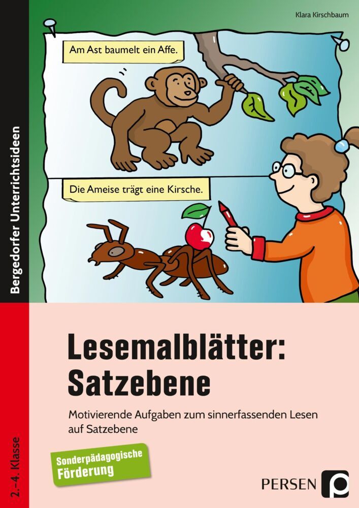 Lesemalblätter: Satzebene (Klara Kirschbaum)