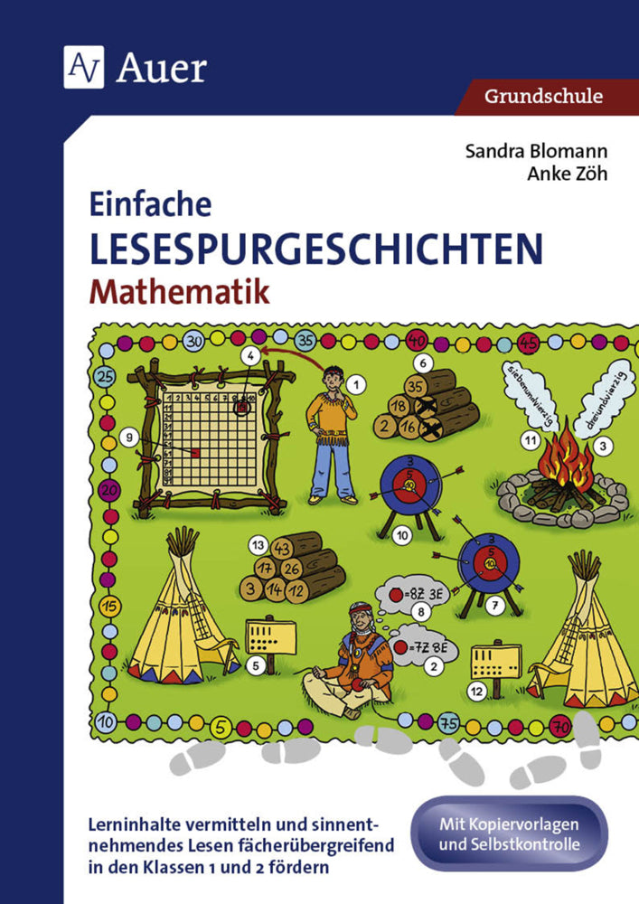 Einfache Lesespurgeschichten Mathematik (Sandra Blomann)