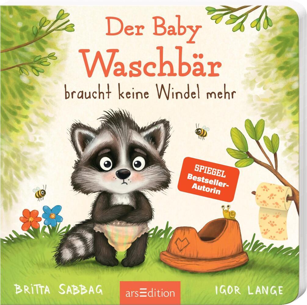 Der Baby Waschbär braucht keine Windel mehr (Britta Sabbag)