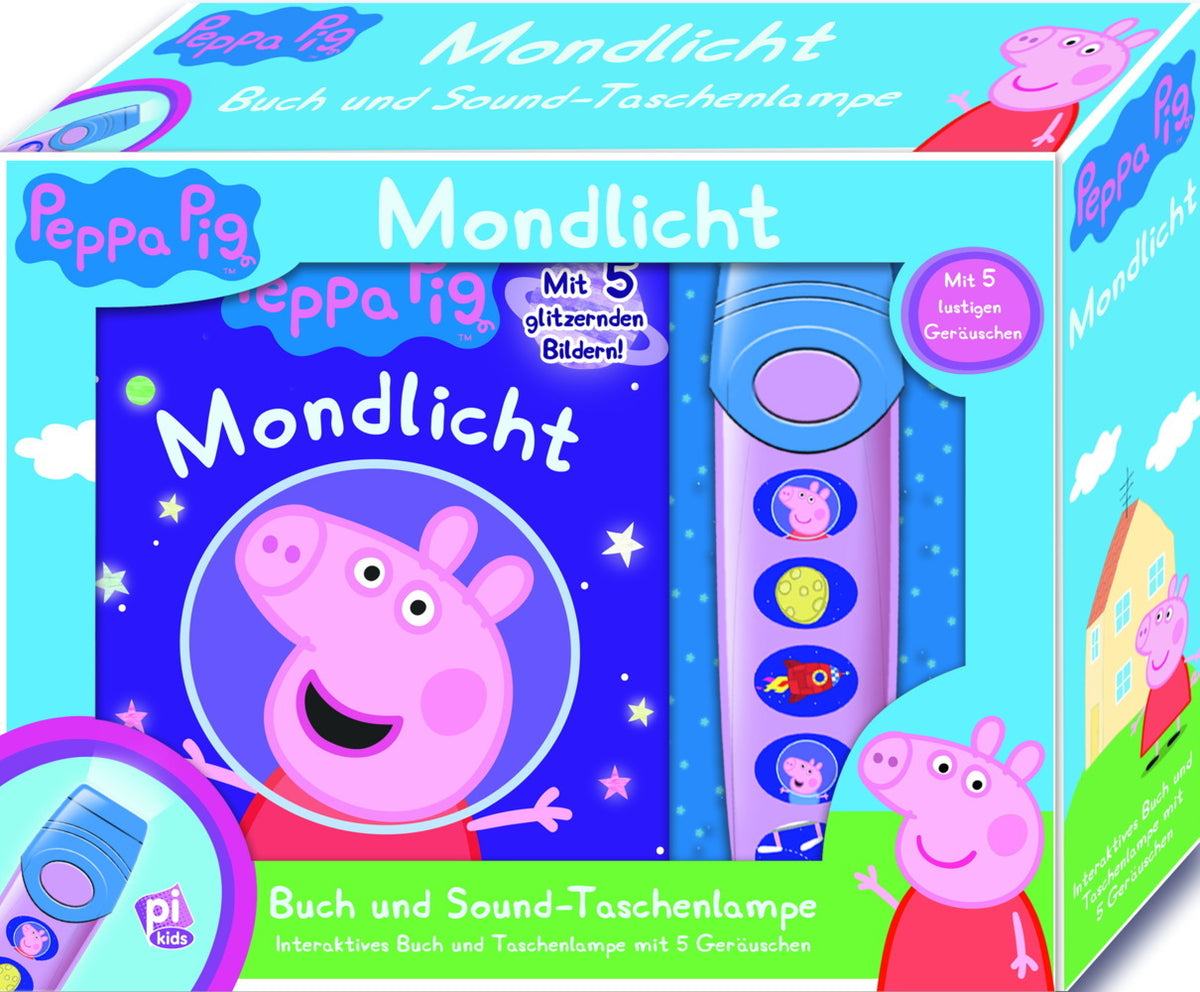 Peppa Pig - Mondlicht, Pop-Up-Buch u. Sound-Taschenlampe (Phoenix International Publications Germany Gmbh)