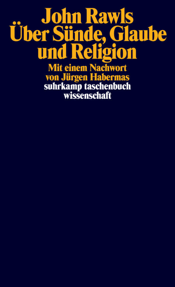 Über Sünde, Glaube und Religion (John Rawls)