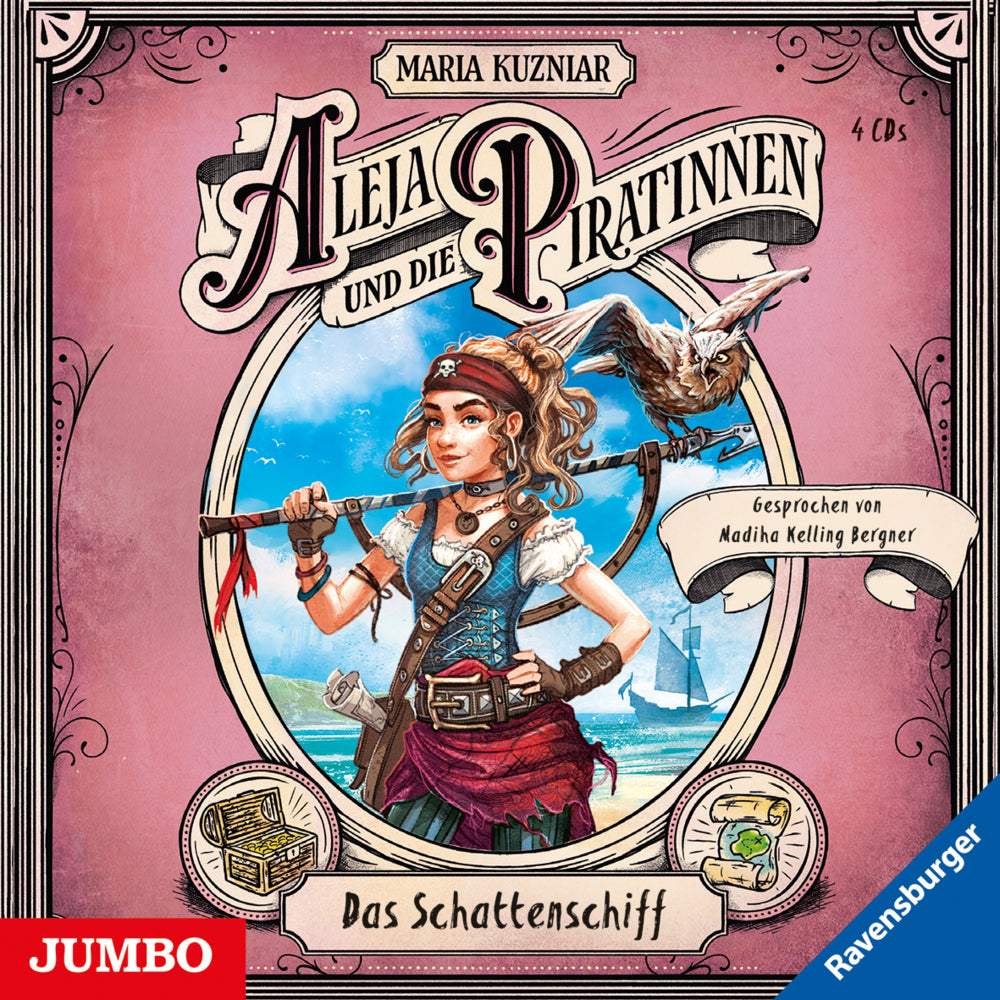 Aleja und die Piratinnen. Das Schattenschiff, 4 Audio-CD (Maria Kuzniar)