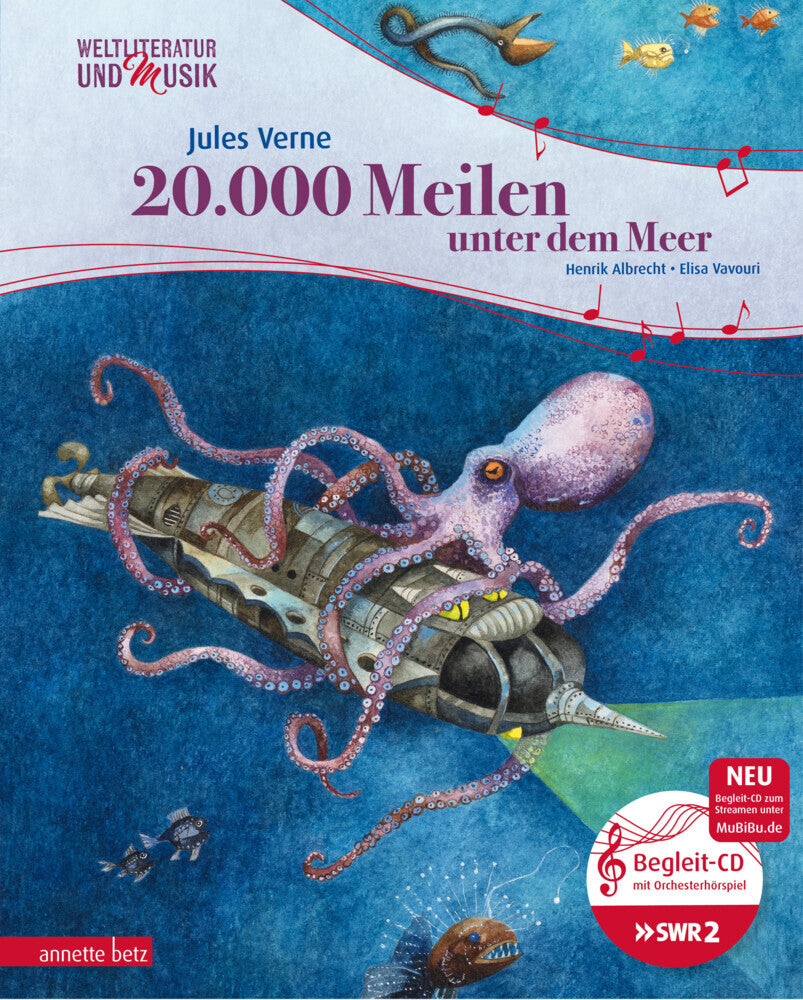 20.000 Meilen unter dem Meer (Weltliteratur und Musik mit CD und zum Streamen) (Jules Verne)