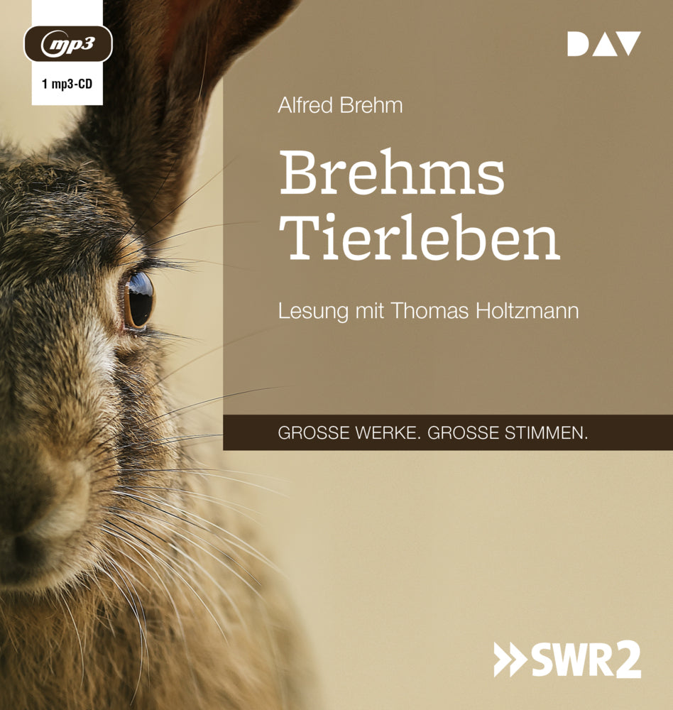 Brehms Tierleben, 1 Audio-CD, 1 MP3 (Alfred Brehm)